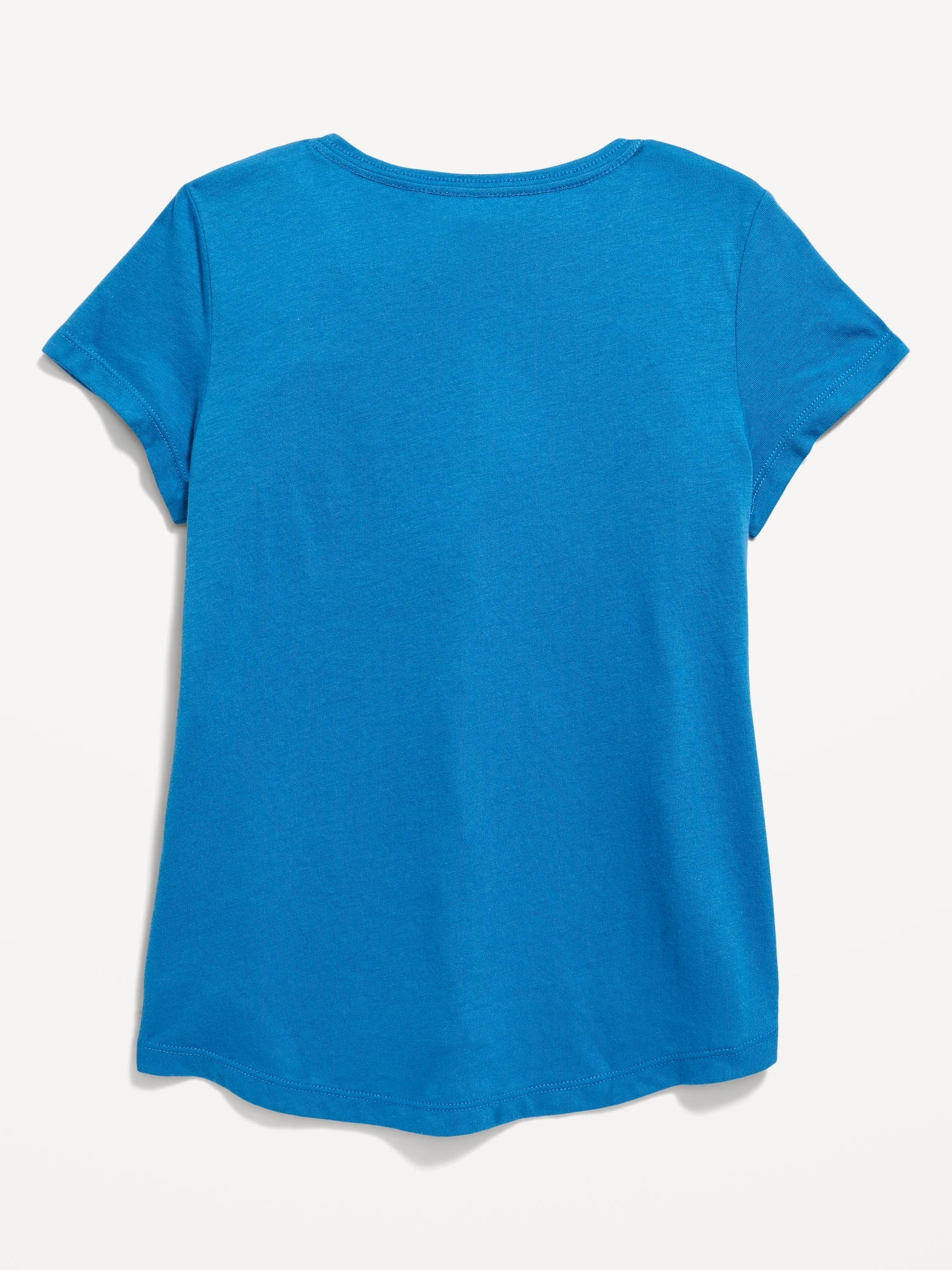 Softest Short-Sleeve Heart-Pocket T-Shirt for Girls | Old Navy