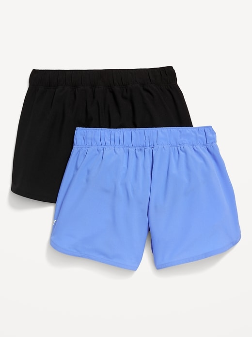 View large product image 2 of 2. Ruffle-Front Dolphin-Hem Run Shorts 2-Pack for Girls