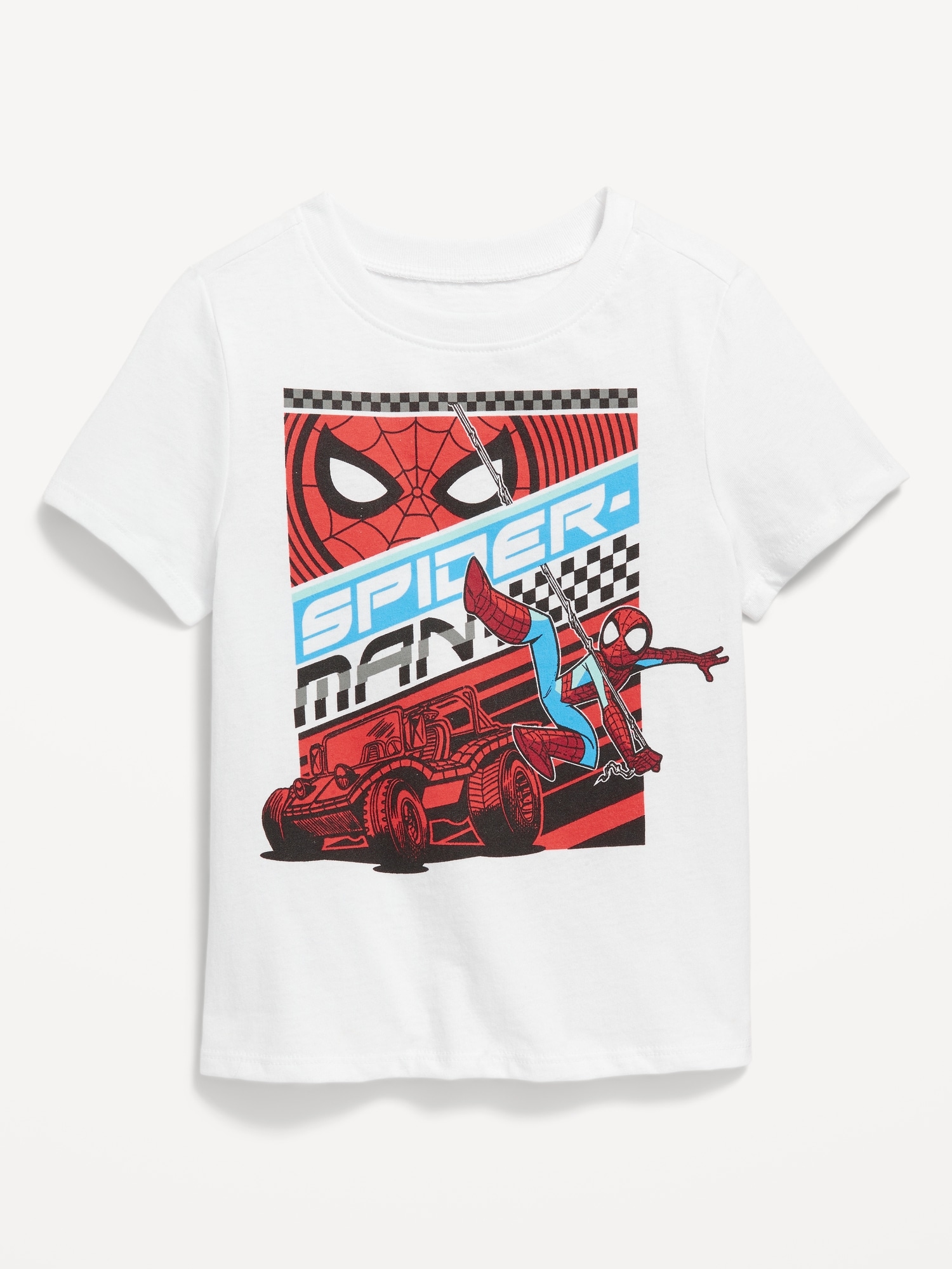 Old Navy Matching Marvel™ Spider-Man T-Shirt for Toddler white. 1