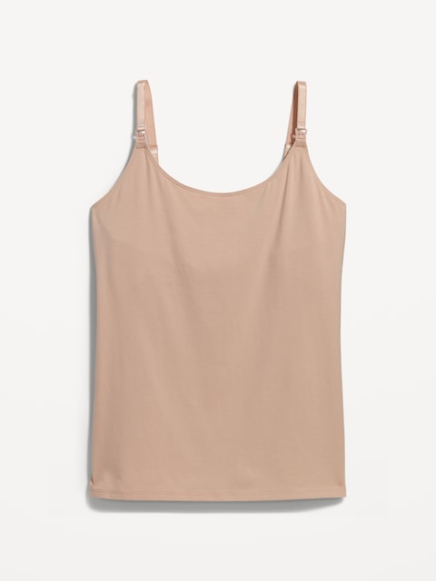Maternity First-Layer Nursing Cami - Frappe