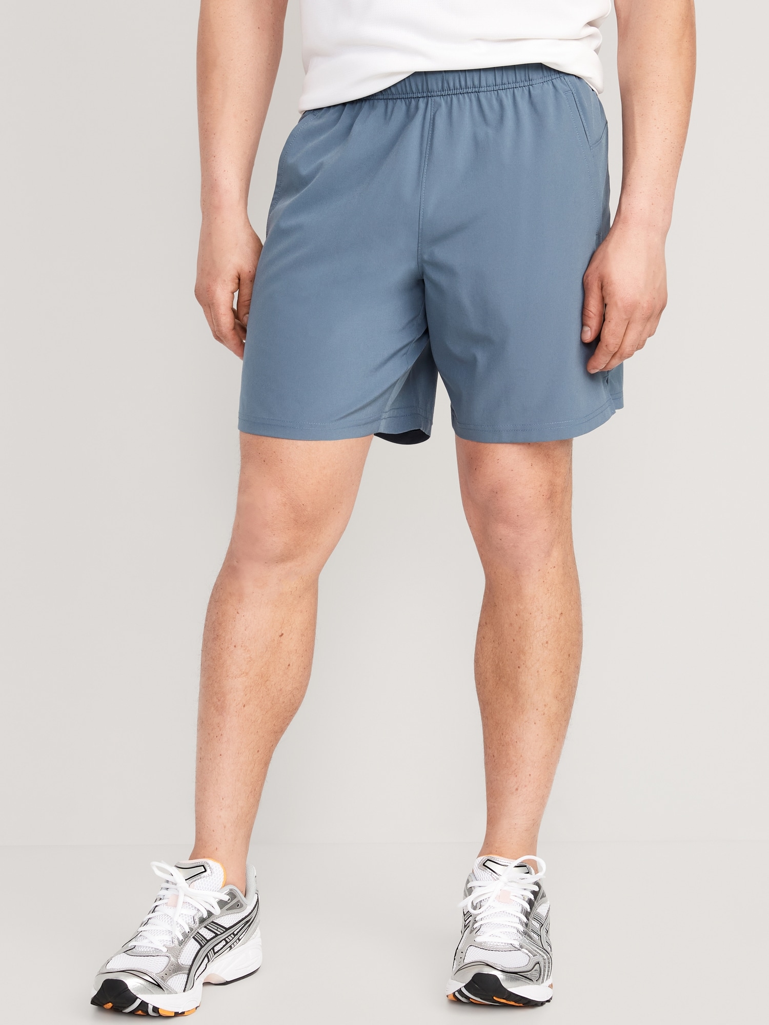 Old Navy Essential Woven Workout Shorts -- 7-inch inseam blue. 1