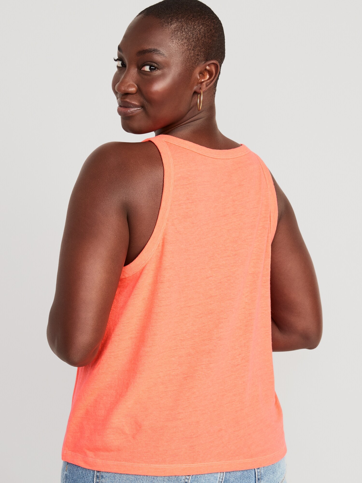 EveryWear LinenBlend Tank Top for Women Old Navy