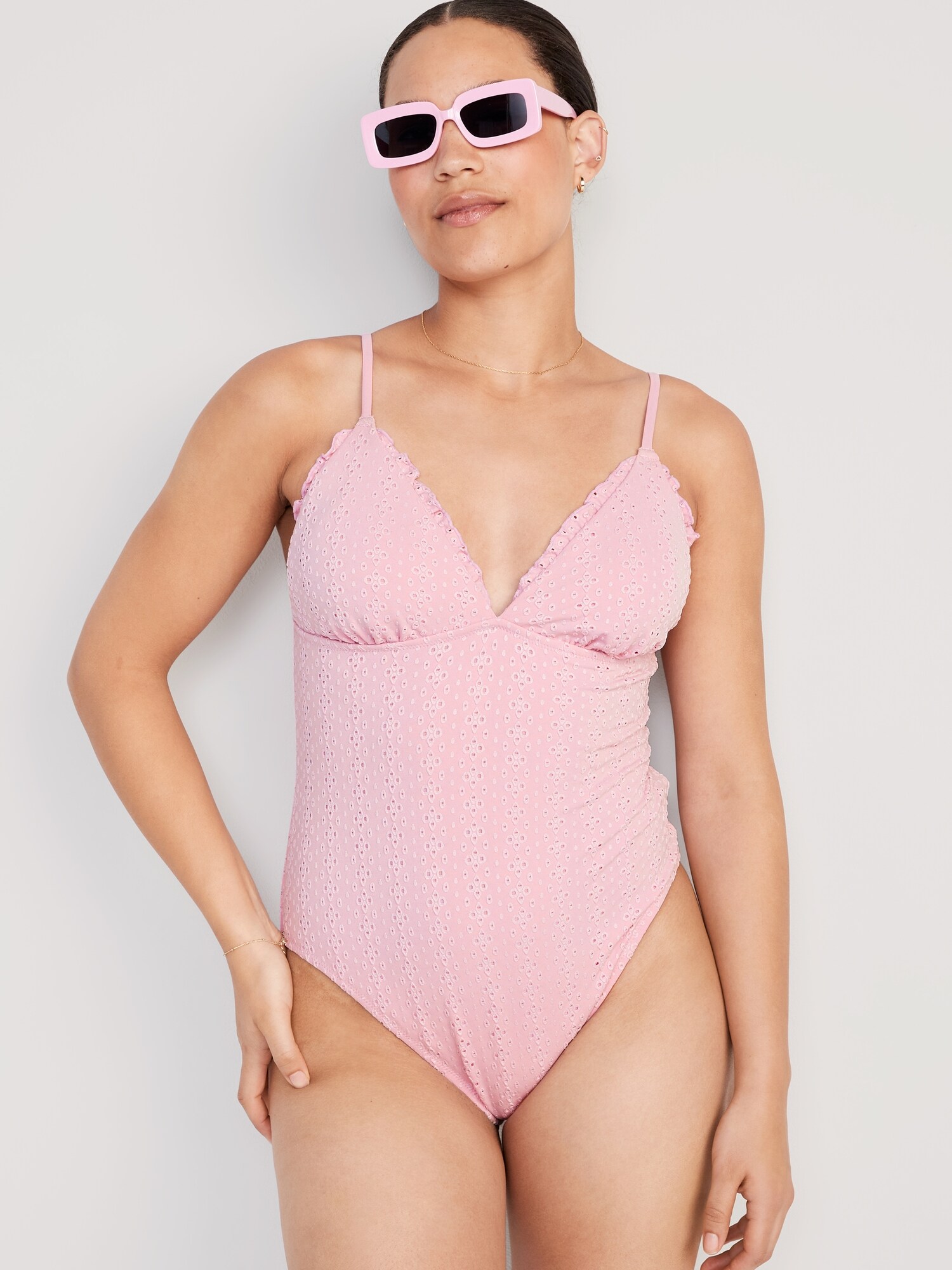 Old navy ruffle on sale swimsuit