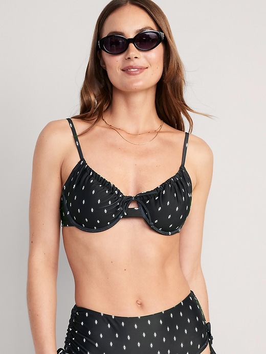 Image number 1 showing, Underwire Bikini Swim Top