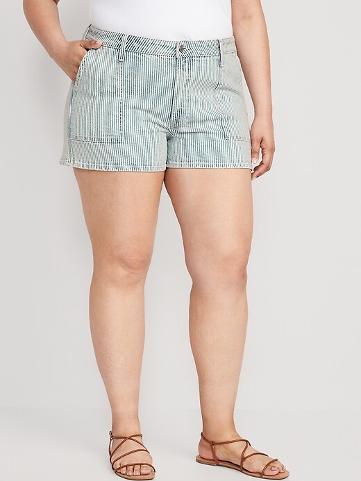 Image number 6 showing, High-Waisted OG Straight Utility Shorts -- 3-inch inseam