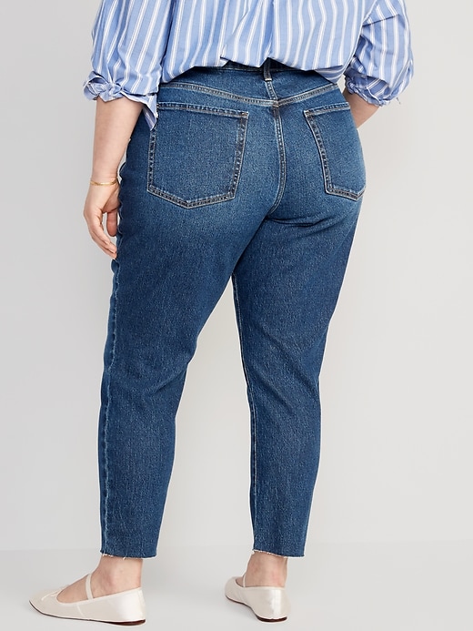 Image number 8 showing, Curvy High-Waisted OG Straight Ankle Jeans