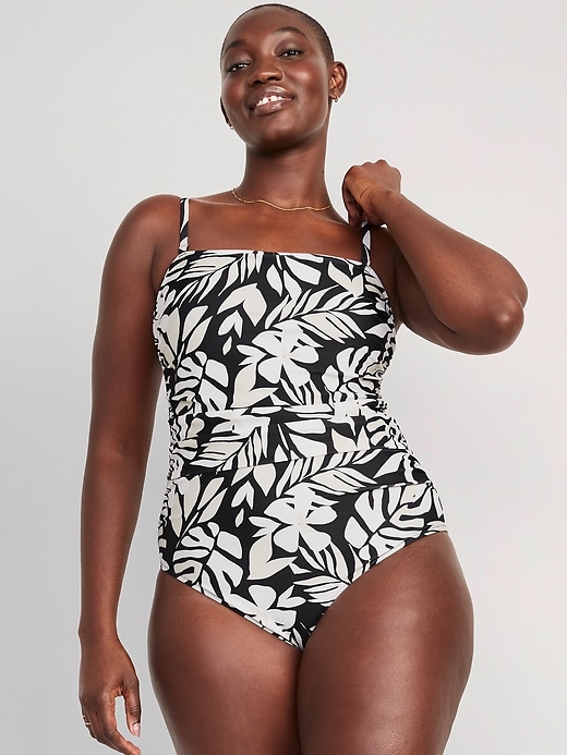 Image number 5 showing, Convertible Bandeau One-Piece Swimsuit