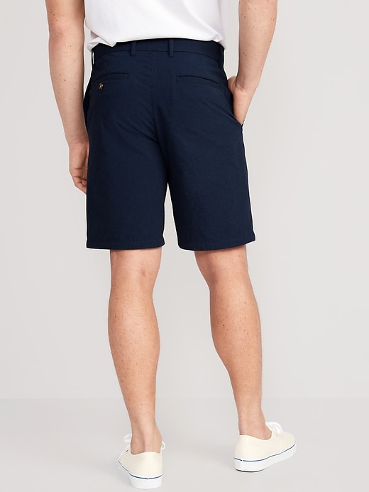 View large product image 2 of 3. Slim Rotation Chino Seersucker Shorts -- 9-inch inseam