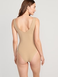 Image number 2 showing, Seamless Base-Layer Tank Top Bodysuit