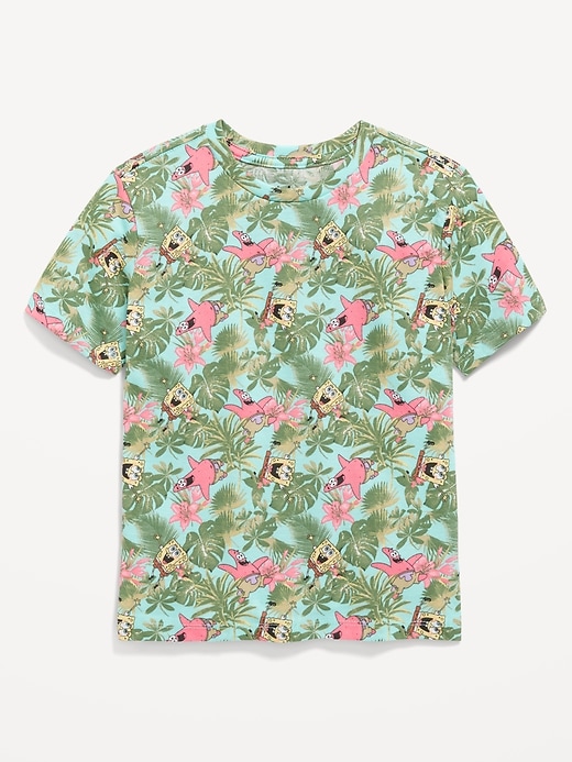 View large product image 1 of 2. Matching SpongeBob SquarePants™ Gender-Neutral T-Shirt for Kids