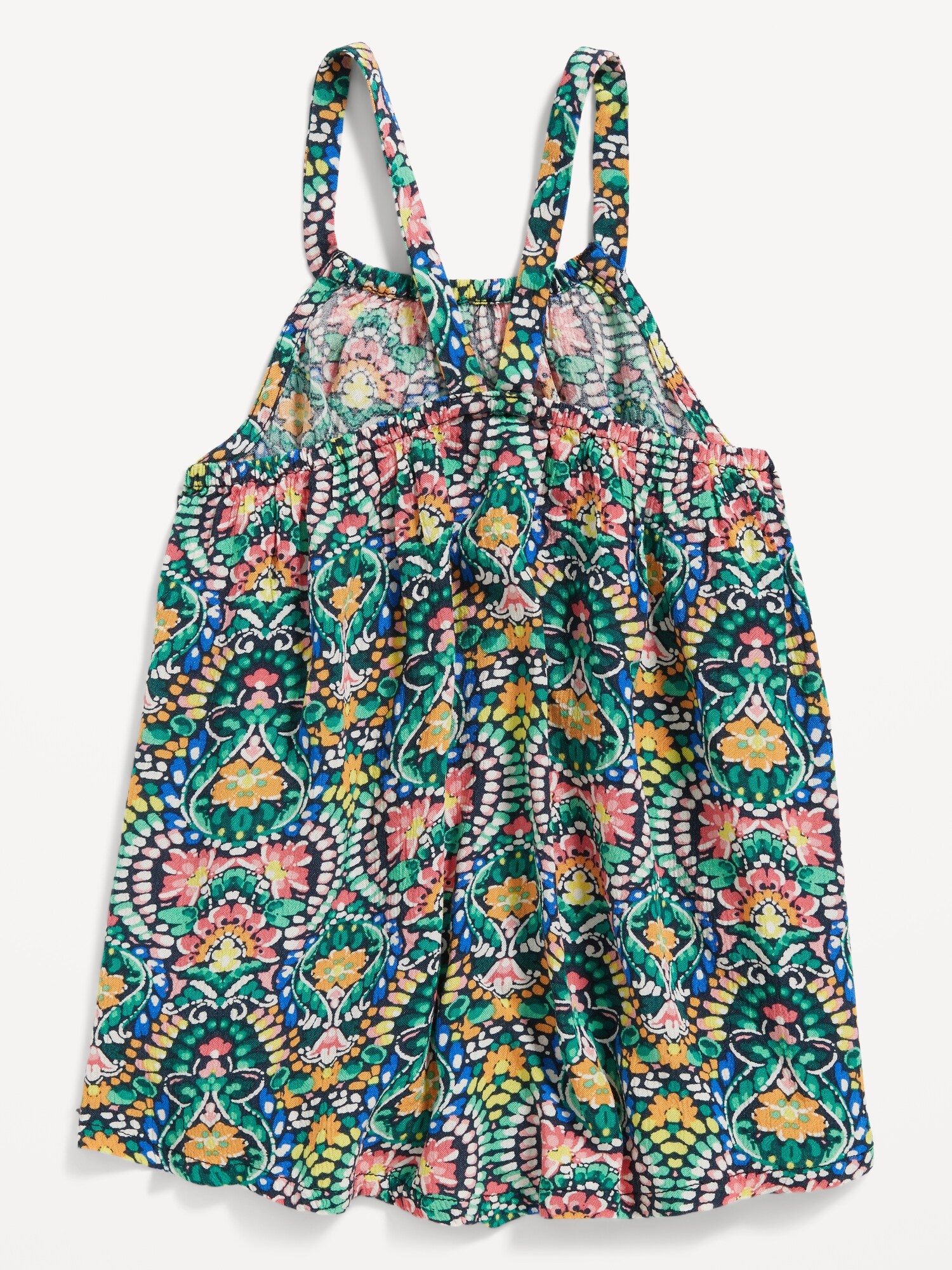 Sleeveless Printed Crinkled Top for Toddler Girls | Old Navy