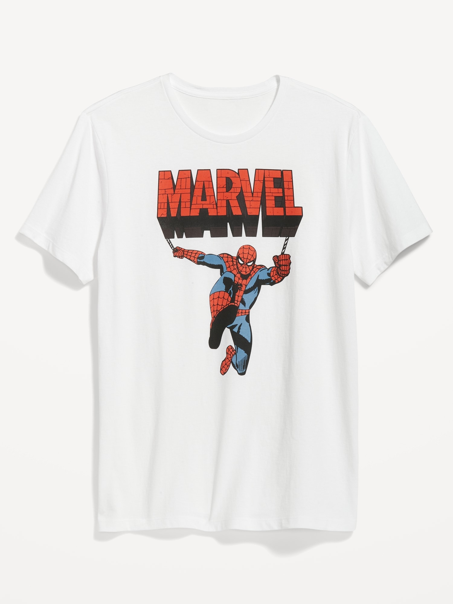 Old Navy Marvel™ Spider-Man Gender-Neutral Graphic T-Shirt for Adults white. 1