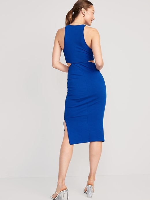 Image number 2 showing, Sleeveless Twist-Front Midi Dress