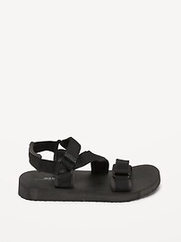 View large product image 3 of 5. Webbed Canvas Strap Utility Sandals for Boys
