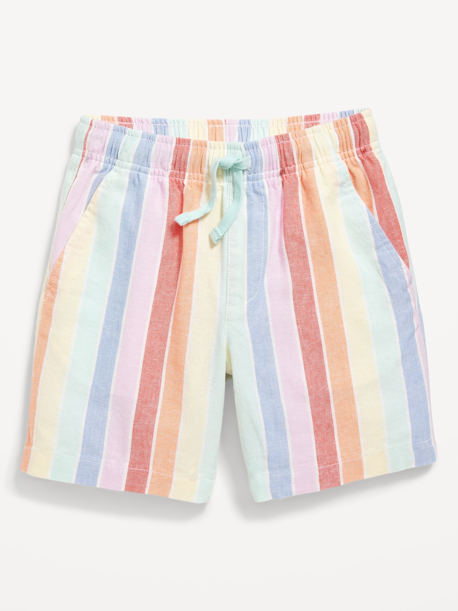 Old Navy Matching Pride Gender-Neutral Linen-Blend Shorts for Kids (Above Knee) multi. 1