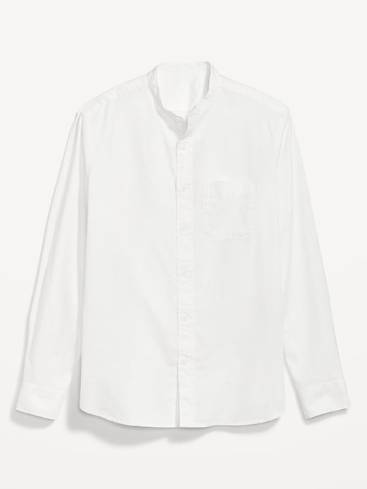 Linen-Blend Pocket Shirt for Men | Old Navy