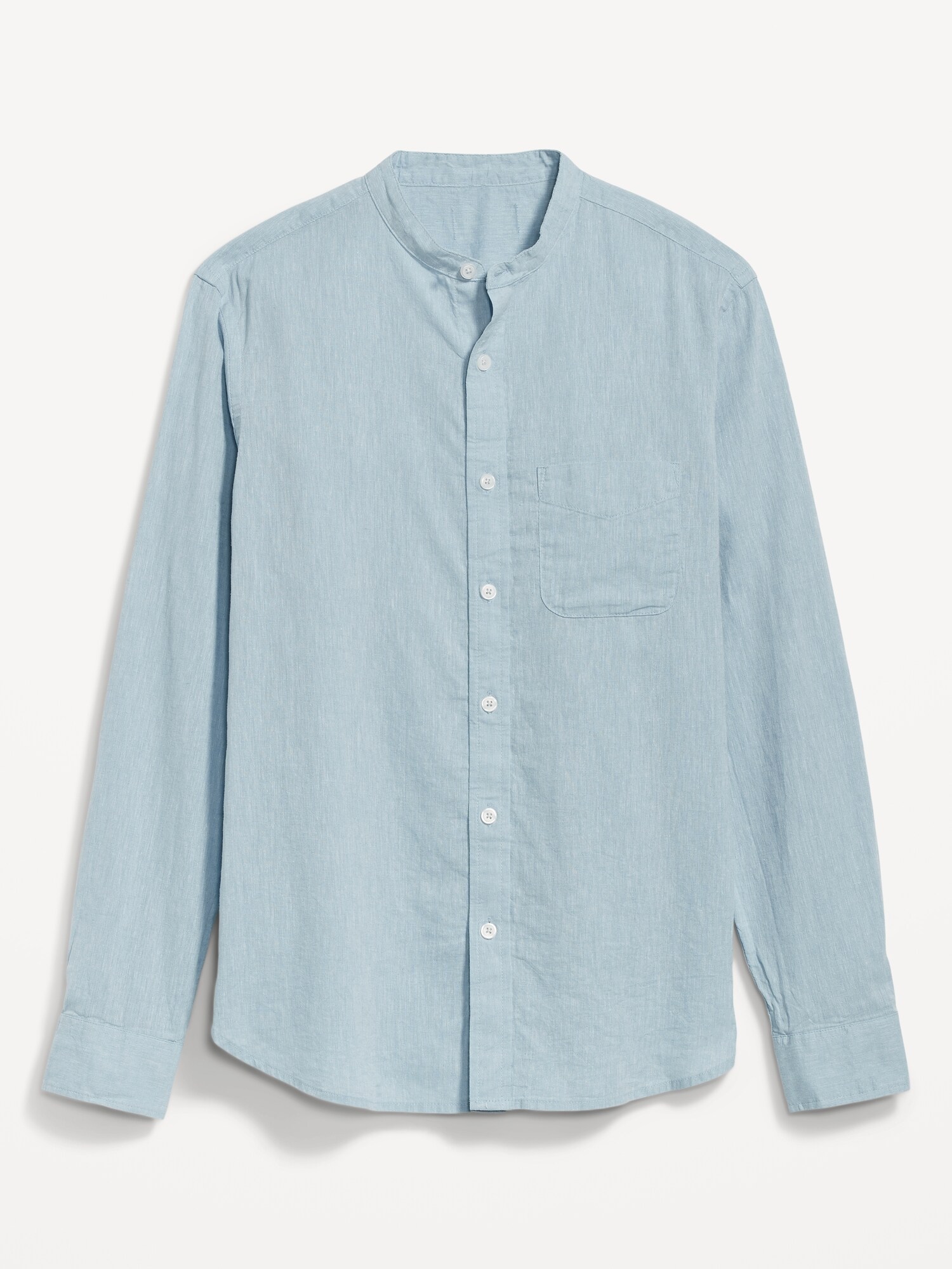 Linen blend pocket shirt old navy