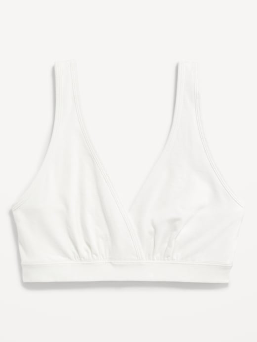 Maternity Cross-Front Cotton Nursing Bralette