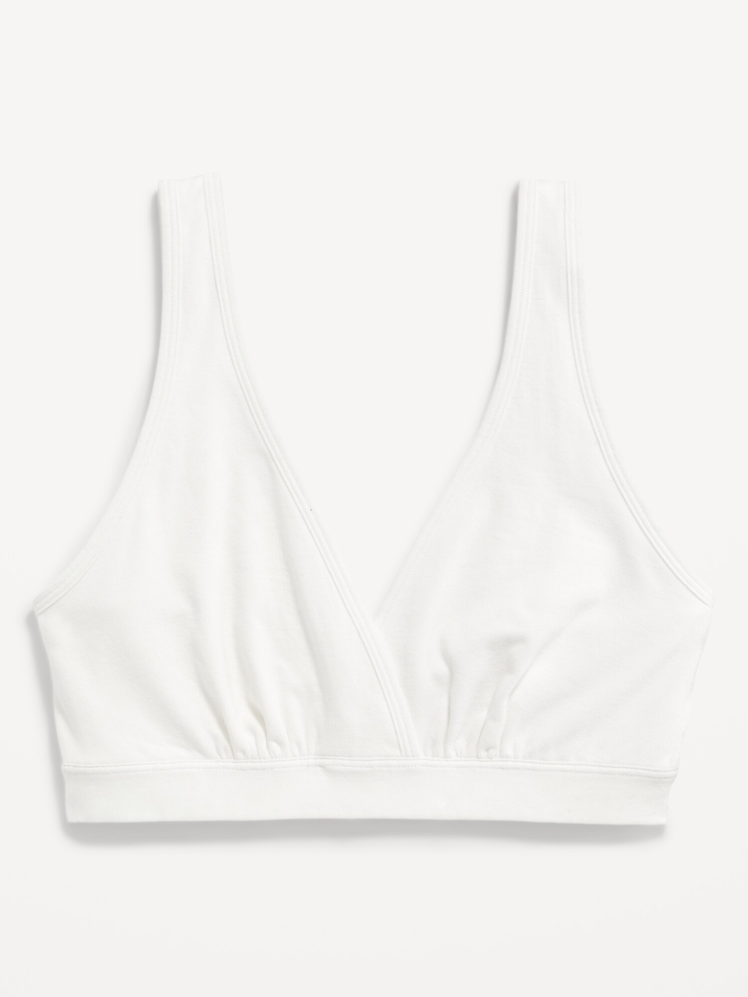 Maternity Cross Front Cotton Nursing Bralette Old Navy