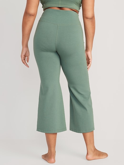 Image number 6 showing, Extra High-Waisted PowerChill Cropped Wide-Leg Yoga Pants