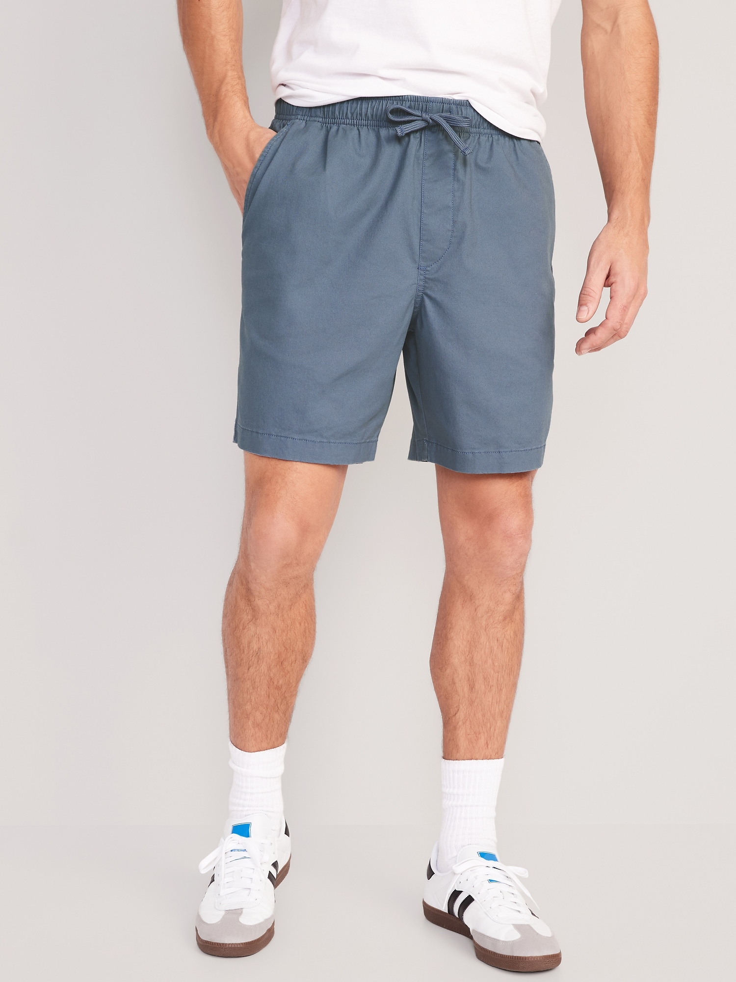 Old Navy Pull-On Chino Jogger Shorts for Men -- 7-inch inseam blue. 1