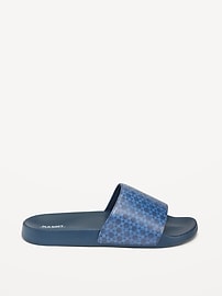 View large product image 3 of 4. Printed Sugarcane-Based Slide Sandals (Partially Plant-Based)