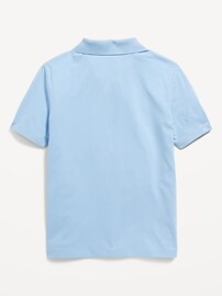 View large product image 3 of 3. School Uniform Jersey-Knit Polo Shirt for Boys