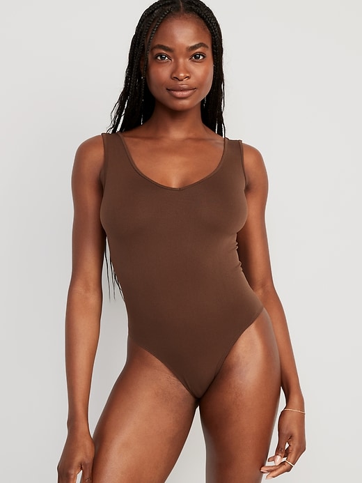 View large product image 1 of 8. Seamless Tank Top Bodysuit