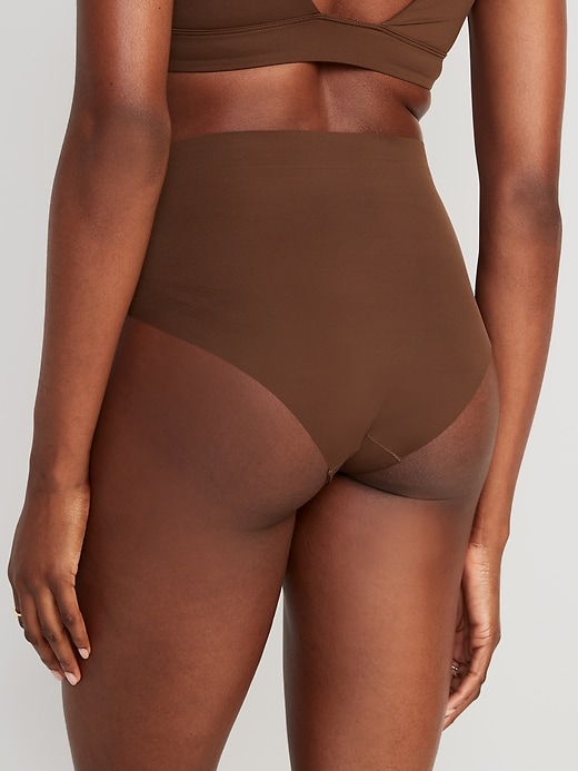 Track Core Control Thong - Cocoa - 2X/3X at Skims