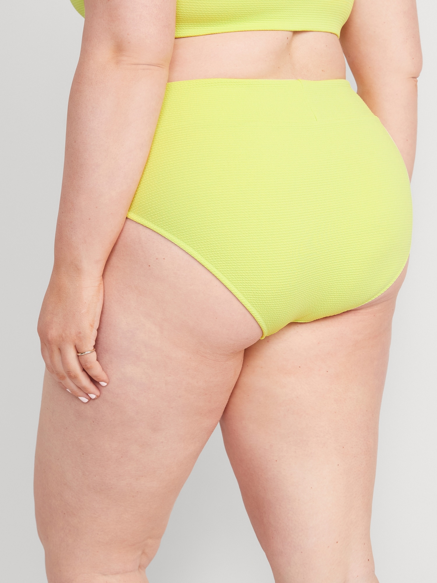 Old Navy High-Waisted Boyshort Swim Bottoms, 13 Old Navy Bottoms That Come  Up So High, They'll Practically Kiss Your Bikini Top