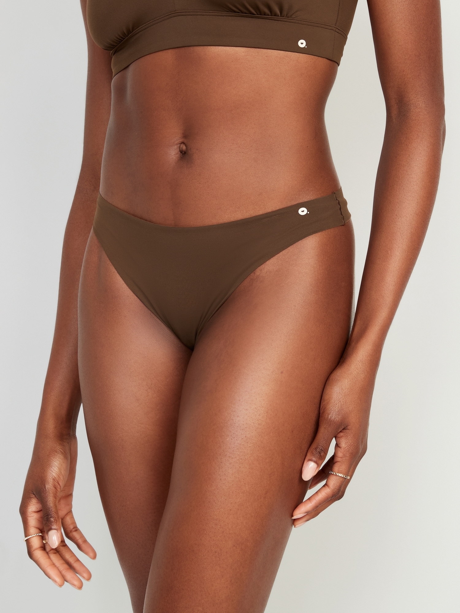 Old Navy Low-Rise Soft-Knit No-Show Thong Underwear