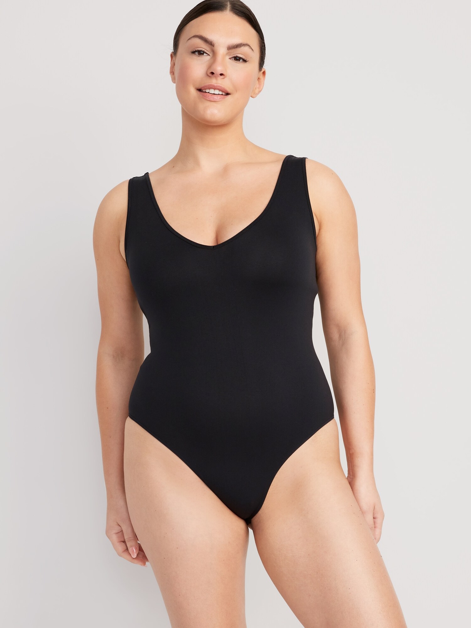 Боди Base-Layer, без швов — Old Navy, цвет: Чёрный — фото 4