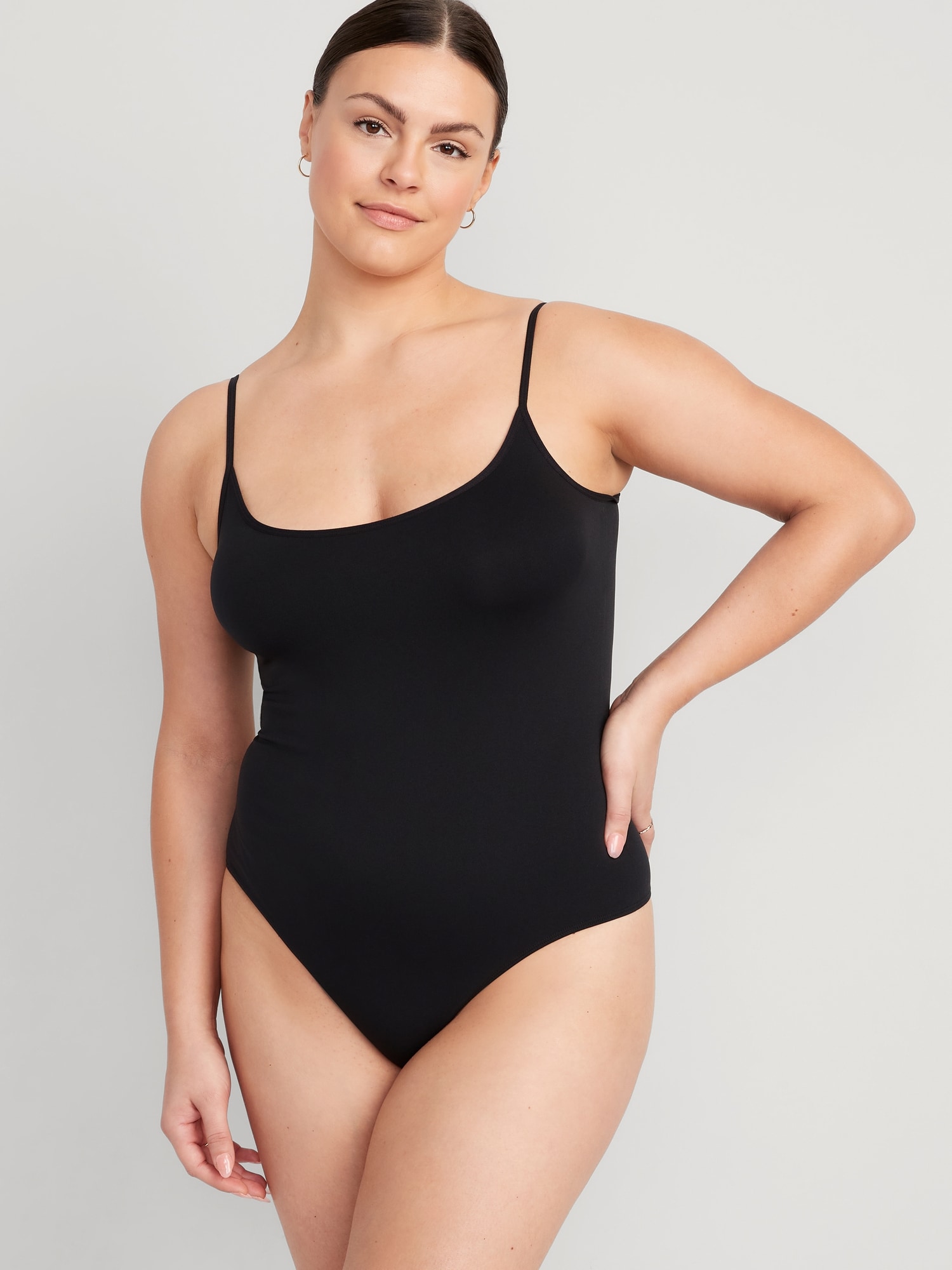 Free People, Oh She'S Strappy Bodysuit in Black