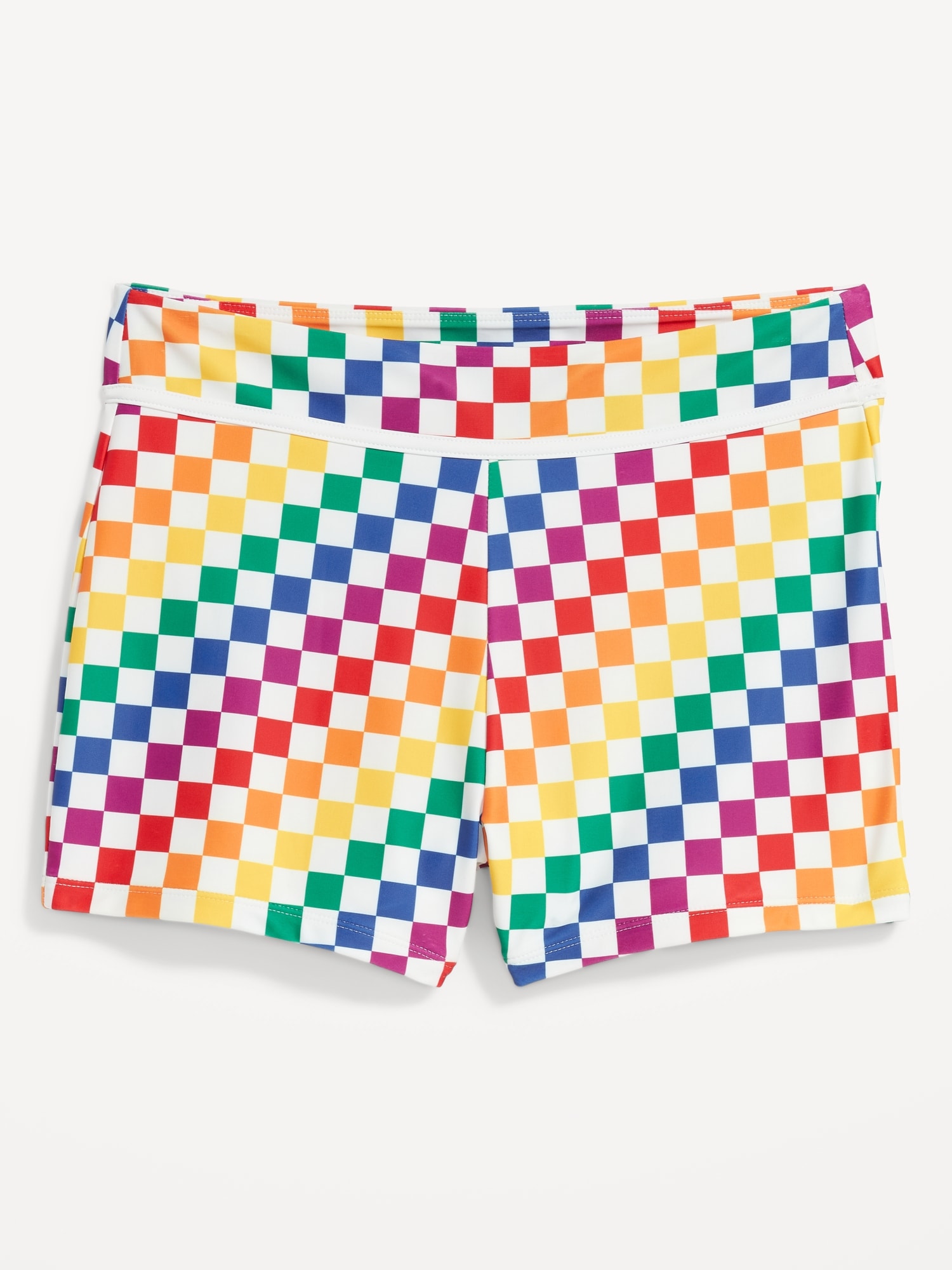 Old Navy Gender-Neutral Pride Swim Shorts for Adults -- 3-inch inseam multi. 1