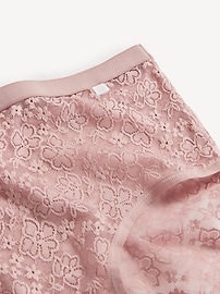 View large product image 3 of 8. High-Waisted Lace Bikini Underwear