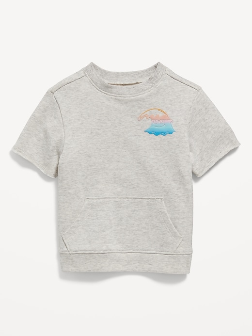 View large product image 1 of 2. Unisex Short-Sleeve Graphic Sweatshirt for Toddler