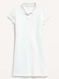 View large product image 3 of 3. School Uniform Pique Polo Dress for Girls