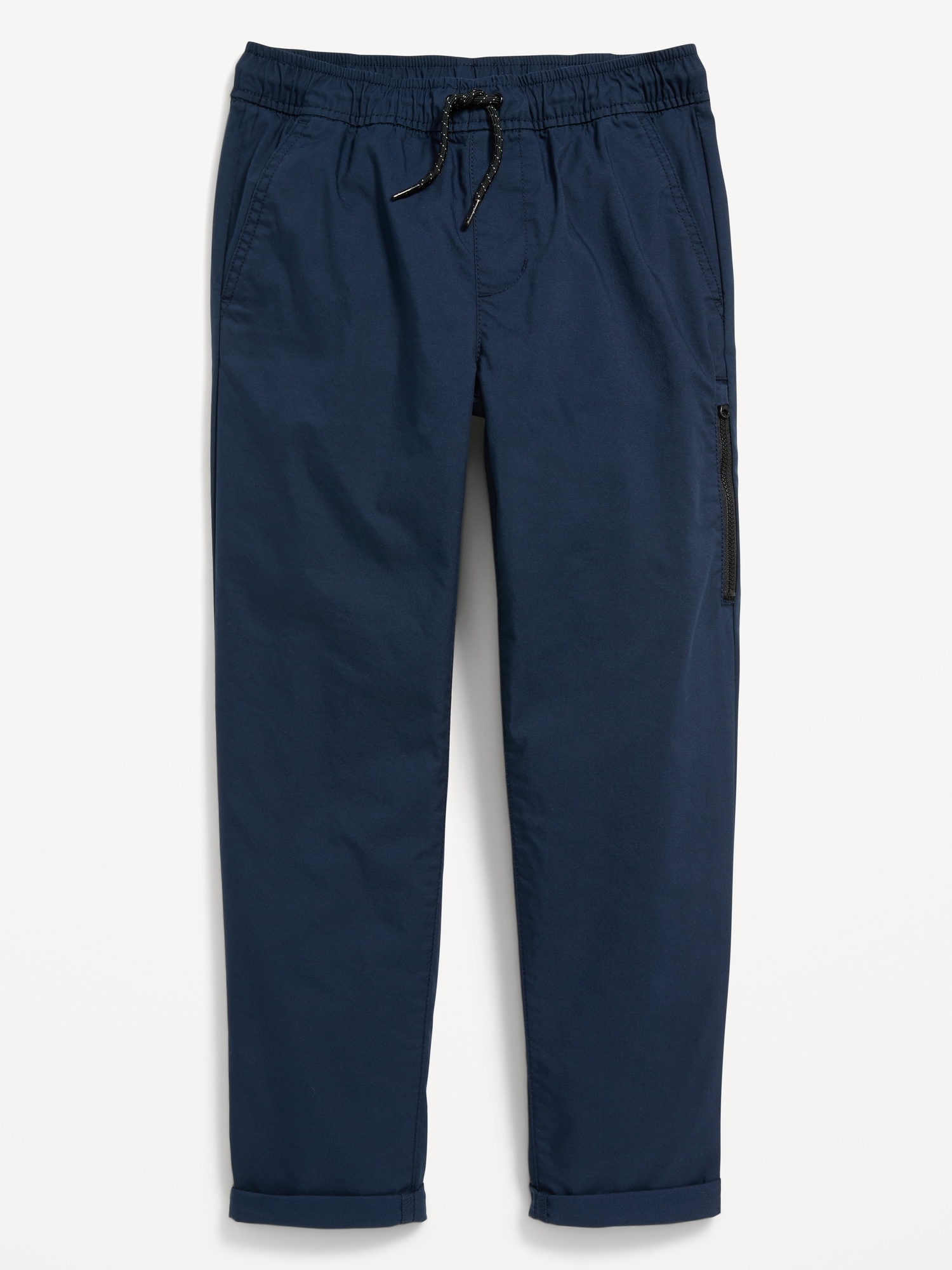 Old Navy Built-In Flex Tapered Tech Pants for Boys blue. 1