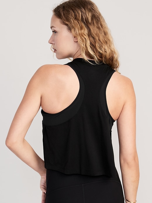 Image number 2 showing, UltraLite Sleeveless Cropped Top