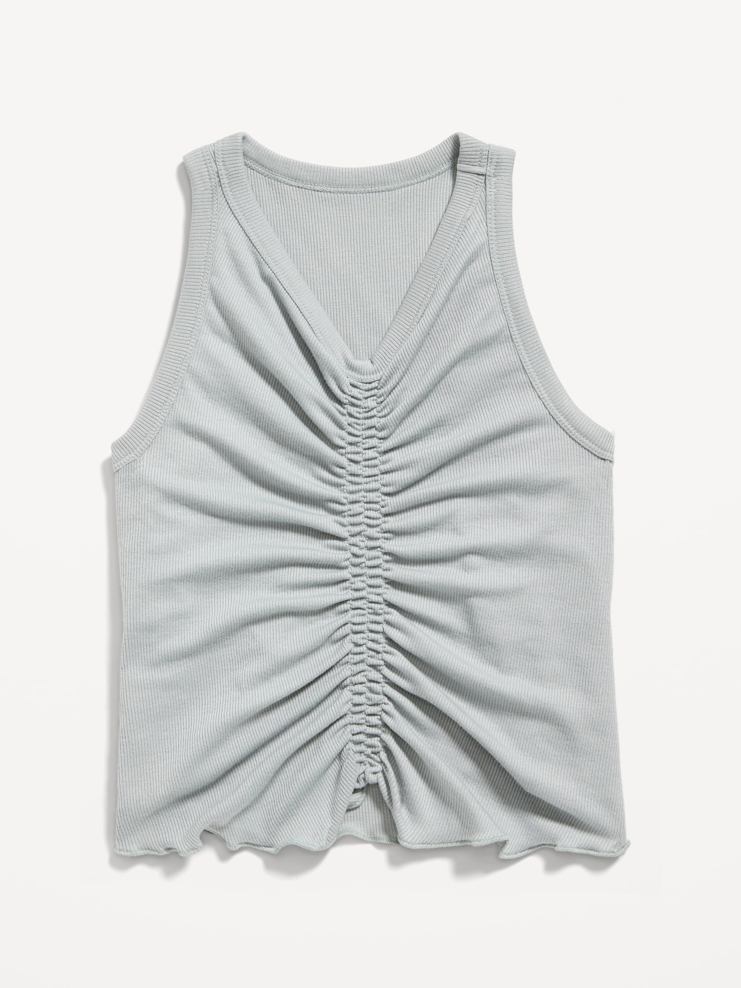 UltraLite Ruched Cropped Tank Top for Girls