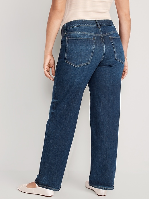 Image number 2 showing, Maternity Front Low-Panel OG Loose Jeans