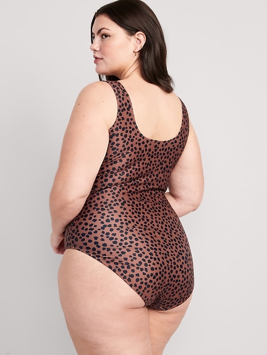 Image number 8 showing, Cutout-Front One-Piece Swimsuit