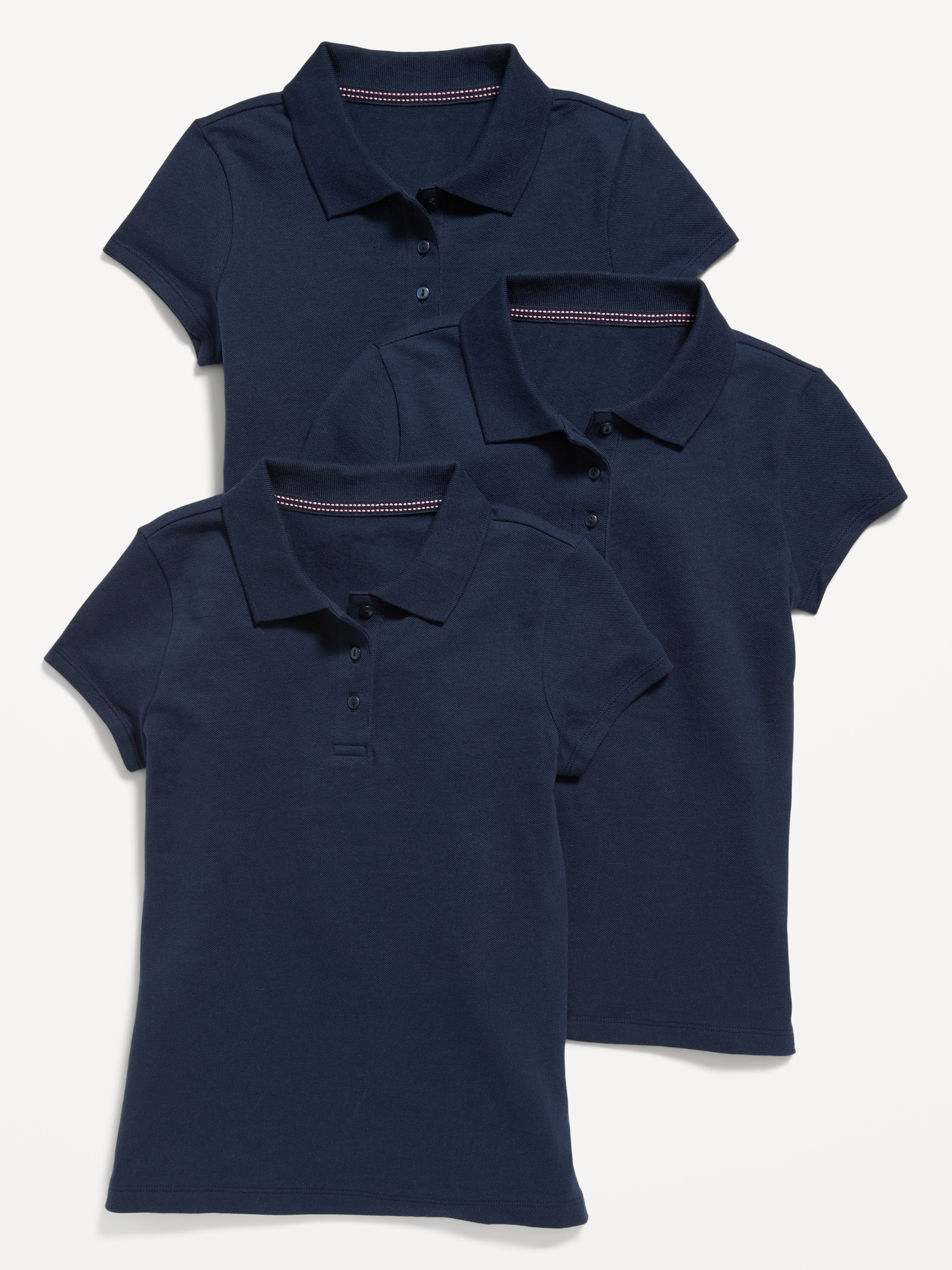 Uniform Pique Polo Shirt 3-Pack for Girls | Old Navy