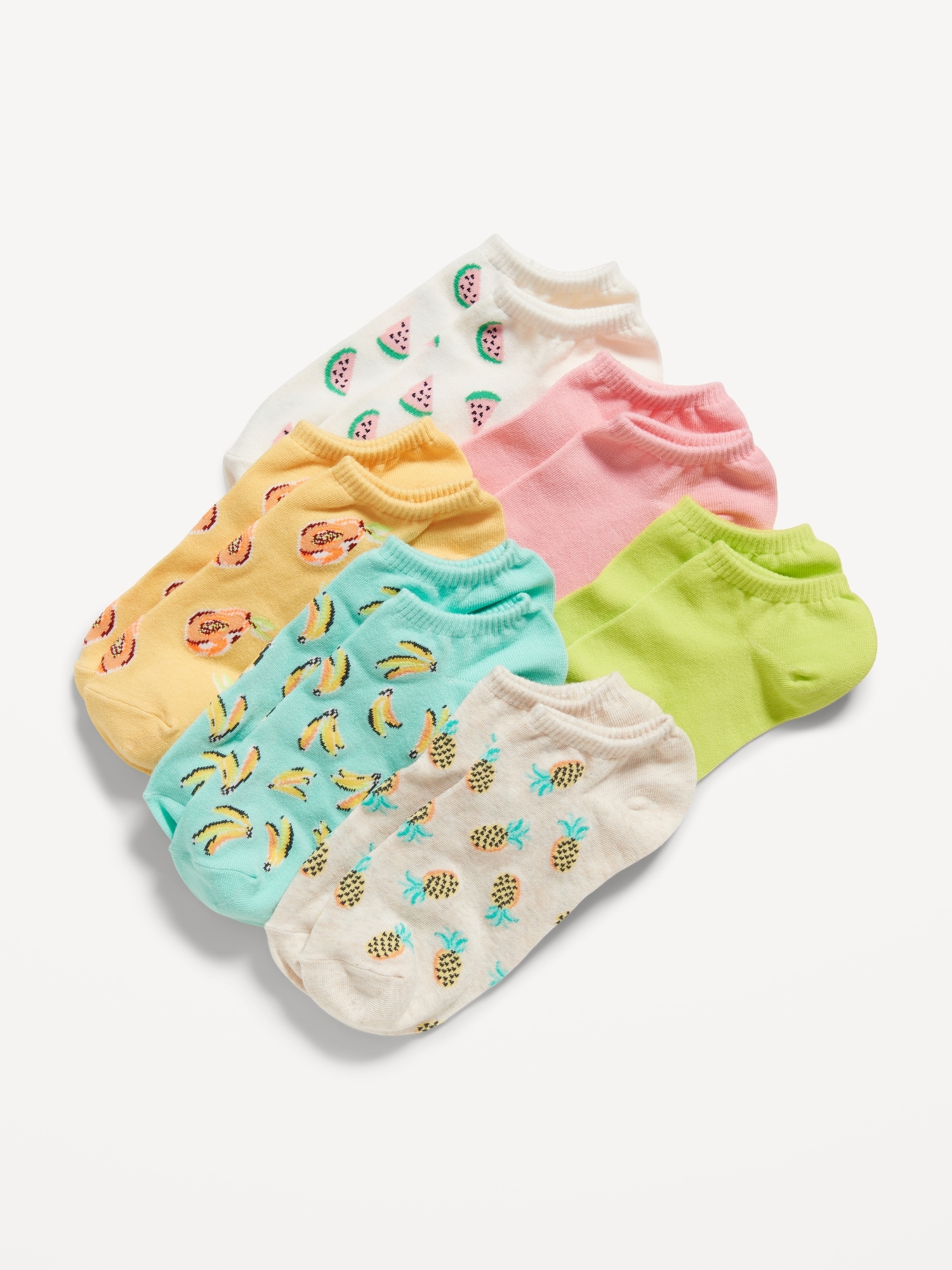 Old Navy Novelty Ankle Socks 6-Pack for Women multi. 1