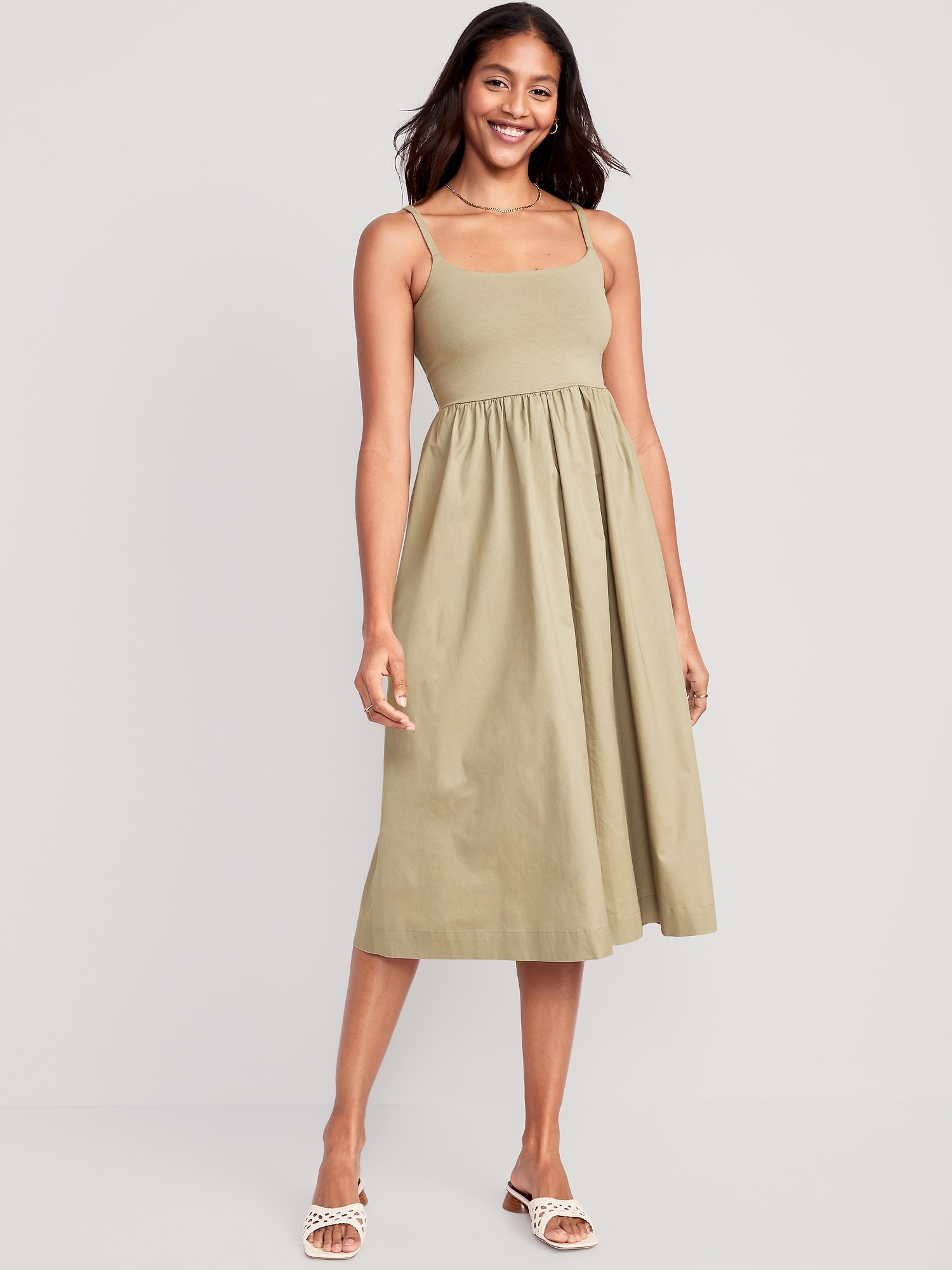 Romilly Midi Dress - Strapless Fit & Flare in Ivory | Showpo USA