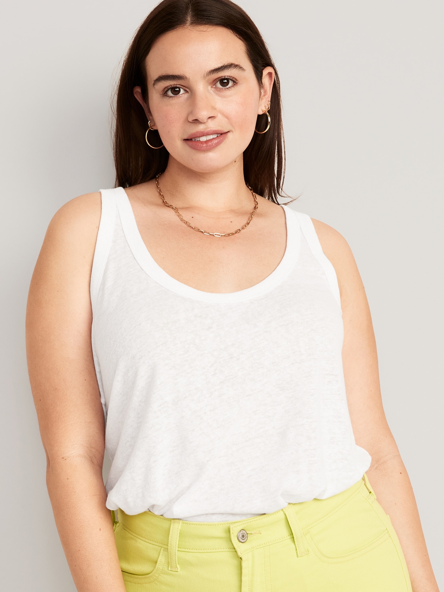 EveryWear Linen-Blend Tank Top for Women