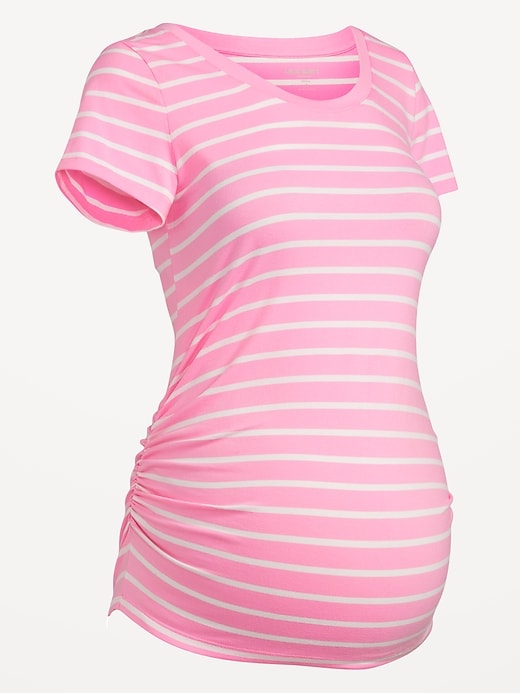 View large product image 2 of 2. Maternity EveryWear Scoop-Neck T-Shirt