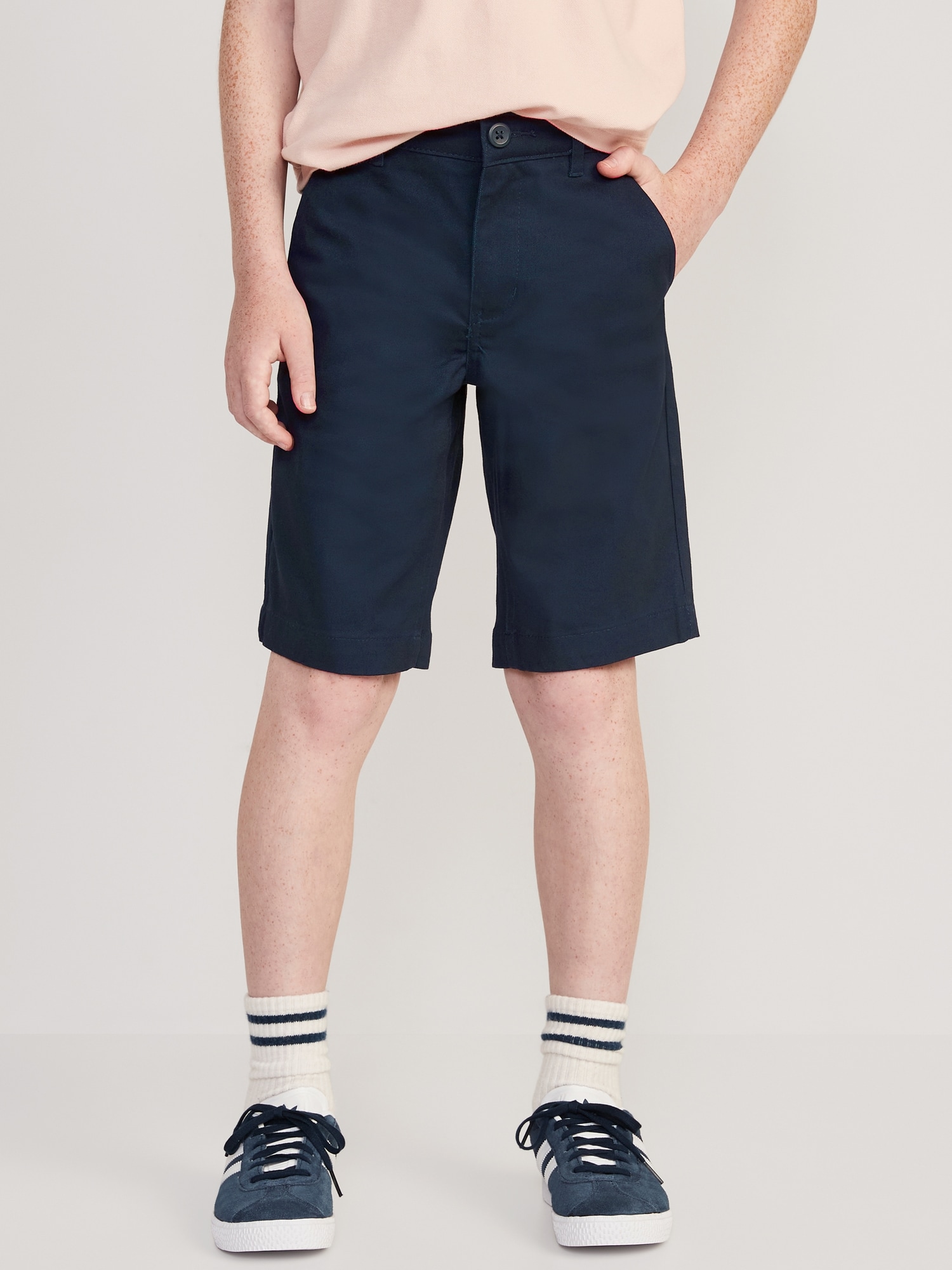 Old Navy Kids' School Uniform Twill Bermuda Shorts - - Plus Size 12