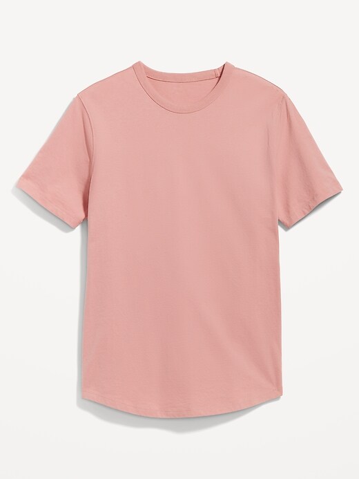 Image number 4 showing, Soft-Washed Curved-Hem T-Shirt