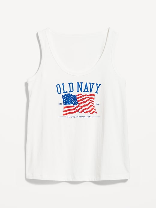 Image number 4 showing, Matching "Old Navy" Flag Tank Top